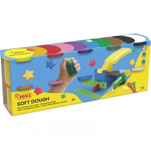 Luchtdrogende klei - Jovi - Zachte klei in 10 gemengde kleuren 110 g Luchtdrogende klei - Jovi - Zachte klei in 10 gemengde kleuren 110 g