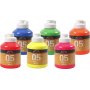 Schoolverf - Acryl - Neon - neonkleuren - 6 x 500 ml