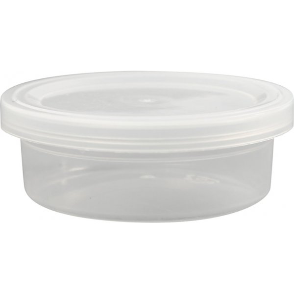 Plastic potje met deksel - 45 ml - 20 st Plastic potje met deksel - 45 ml - 20 st