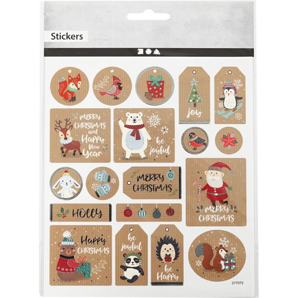 Stickers - Kerststickers Stickers - Kerststickers