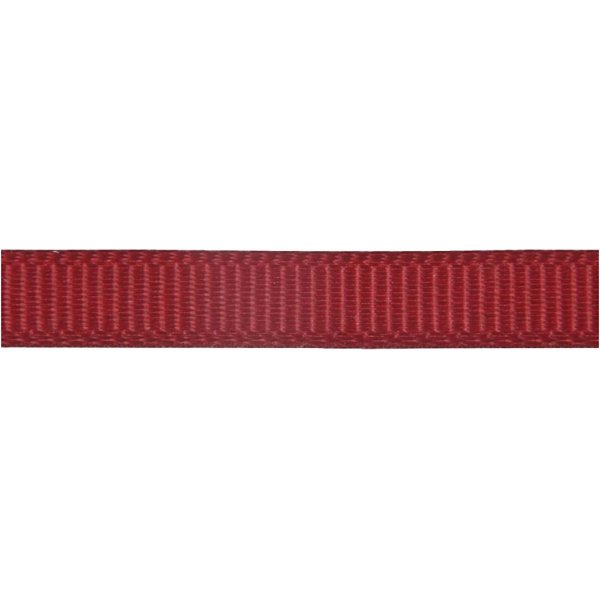 Grosgrain lint - rood - 15 meter Grosgrain lint - rood - 15 meter