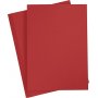 Karton - rood - A4 - 10 st