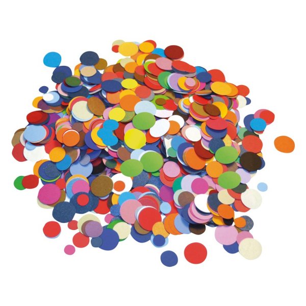 Papiermozaek cirkelmix - 200 gr