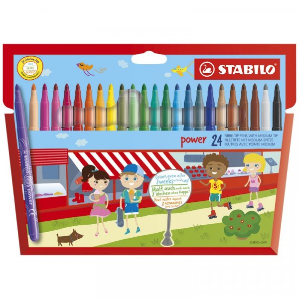Vezelpotloden Power - 24-pack