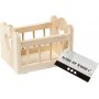 Kerstmanaccessoires - Wieg - 8 x 5,5 cm