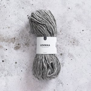 Lovikka garen 100g - Middengrijs