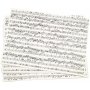 Kaart met print - bladmuziek - A4 - 10 vellen