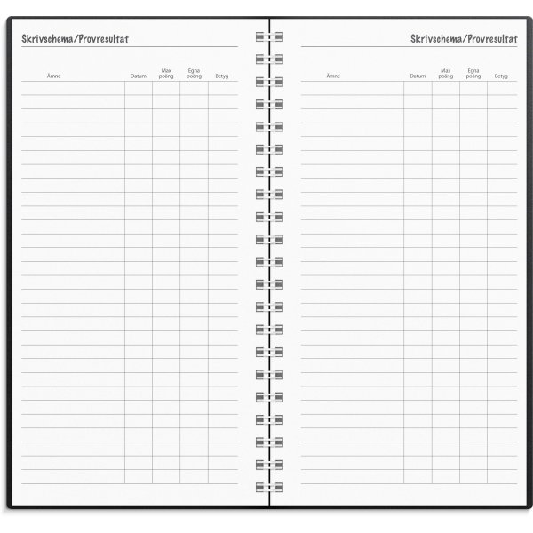 Kalender 24/25 - Groot Studiejaar - Basic zwart kunststof Kalender 24/25 - Groot Studiejaar - Basic zwart kunststof