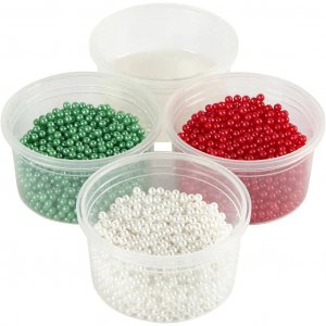 DIY Kit - Parelklei - Groen, rood, wit DIY Kit - Parelklei - Groen, rood, wit