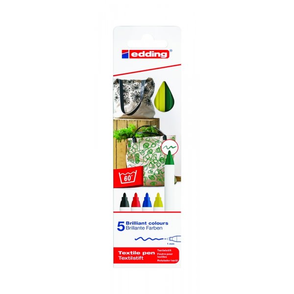 Edding 4600 Textiel - Basiskleuren