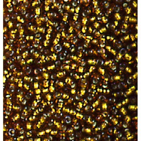 Rocaille kralen zilver gevoerd - verouderd goud Rocaille kralen zilver gevoerd - verouderd goud