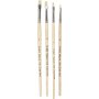 Natur Line Penselen - nr. 00+1+2+4 - bord - 4 st
