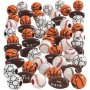 Sportkralen - gemengde kleuren - 45 gr
