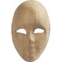 Volledige maskers van papier-mach - 23 x 16 cm