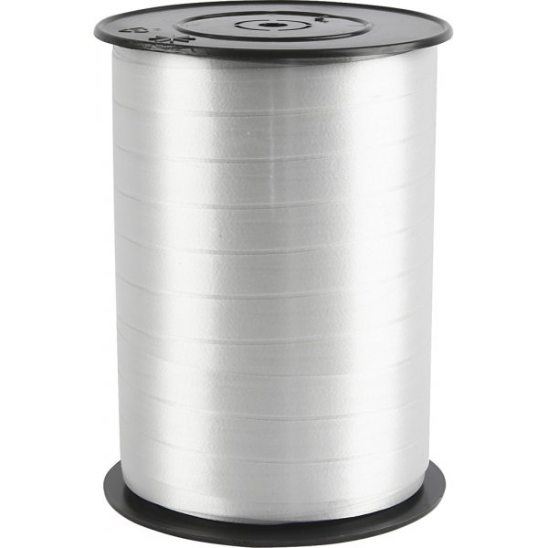 Cadeaukoord - zilver - glanzend - 250 m Cadeaukoord - zilver - glanzend - 250 m