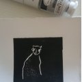 Klant imago Drukinkt Aqua Wash Charbonnel Inkt. 60 ml - Zwart F66 S1