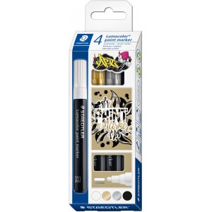 Lumocolor kleurmarkers 4-pack Lumocolor kleurmarkers 4-pack