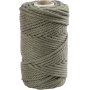Macramgaren - mosgroen - 4 mm - 55 m