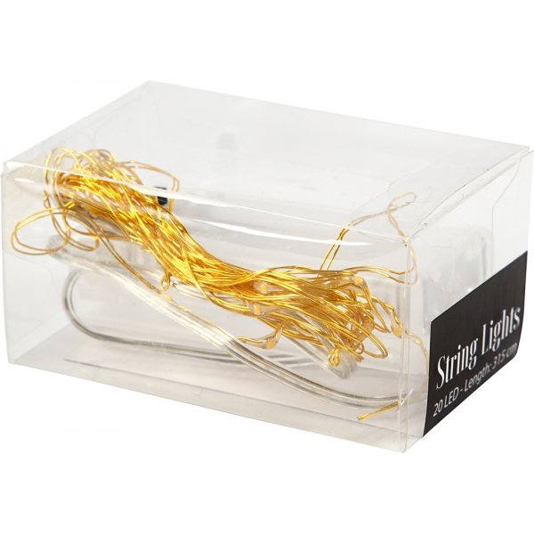 LED-lichtsnoer - goud - 3,15 m LED-lichtsnoer - goud - 3,15 m