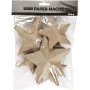 Papier-mach sterren - 6 st
