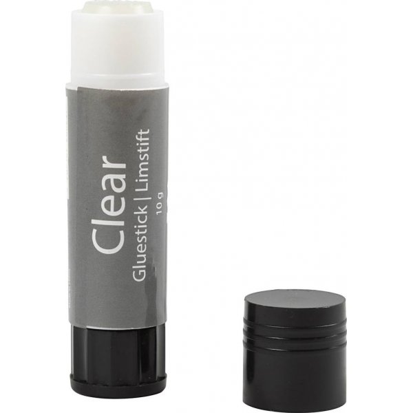 Transparante lijmstift - Rond - 10 g