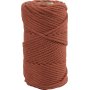 Macramgaren - gebrand oranje - 4 mm - 55 m