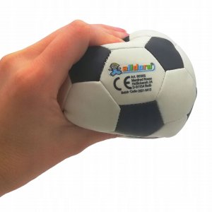 Zachte bal 10 cm zwart-wit schuim - Alldoro Zachte bal 10 cm zwart-wit schuim - Alldoro