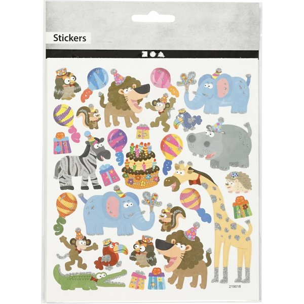 Stickers - Verjaardag van dieren Stickers - Verjaardag van dieren