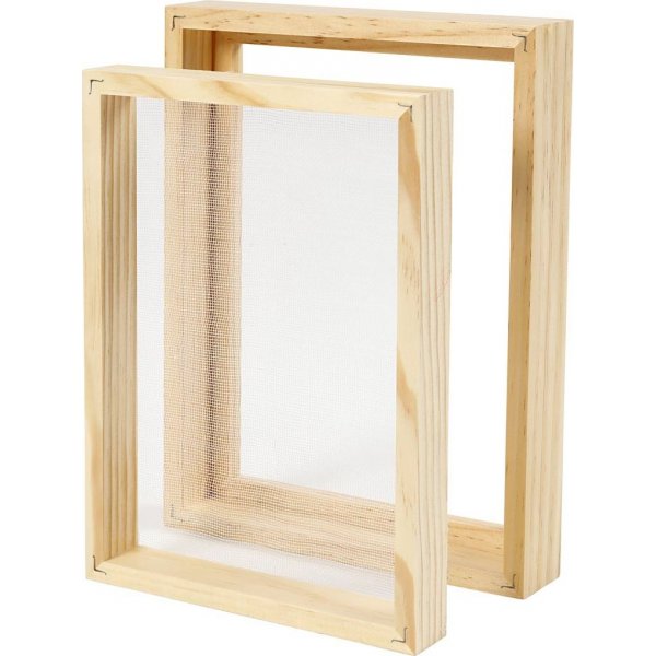 Dubbel gegoten frame voor papier - A5