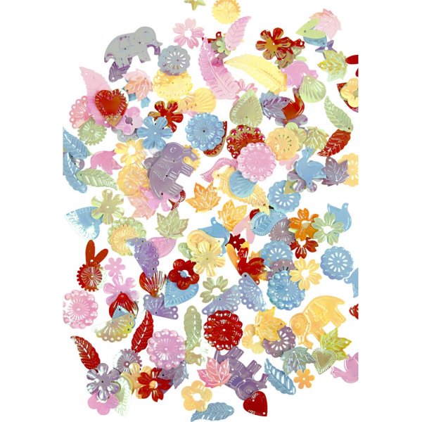 Pailletten - parelmoerkleuren - 400 g Pailletten - parelmoerkleuren - 400 g