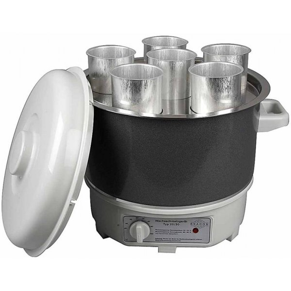 Het verwarmingsvat voor het gieten van kaarsen