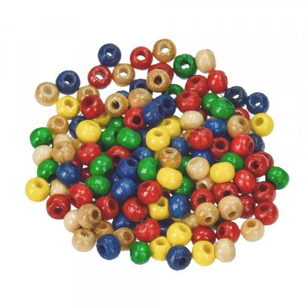Houten kralen met gaten van 3,5 mm - 16 mm 15 stuks