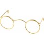 Brillen - goud - 60 mm - 10 st