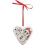 Decoratief hart - transparant - 10 st