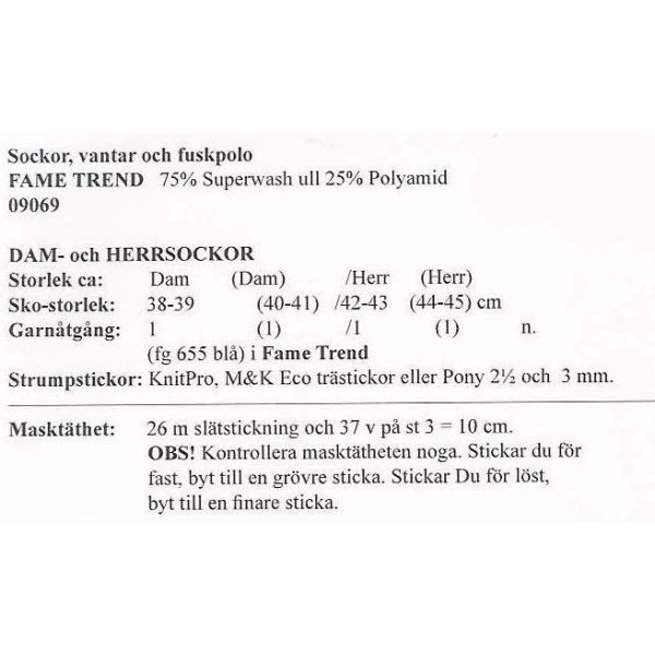 Breipatroon - Sokken, wanten en sjaalpolo
