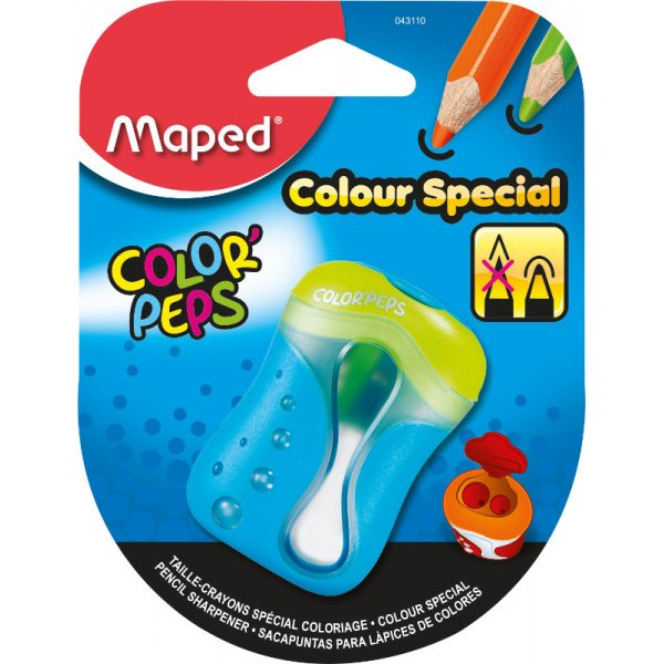 Puntenslijper - Maped - Color'Pep's speciale kleuring twee gaatjes
