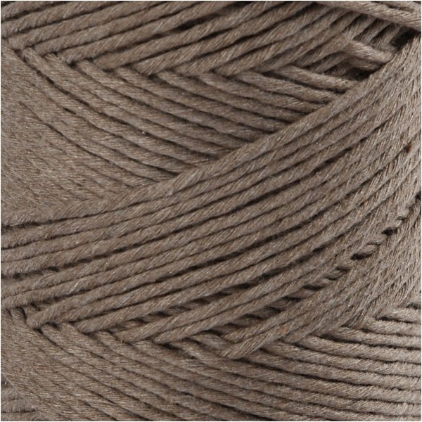 Macramégaren - lichtbruin - Ø2 mm - 198 m Macramégaren - lichtbruin - Ø2 mm - 198 m