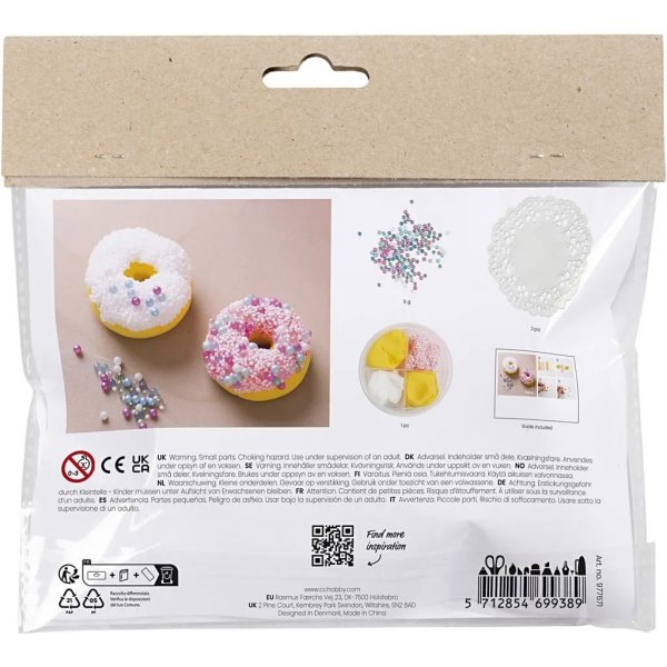 Mini DIY Kit Modellering, Donuts Mini DIY Kit Modellering, Donuts