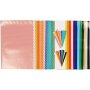 Glanzend papier - set stroken en vellen