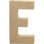 Kartonnen letter - E - 5 cm