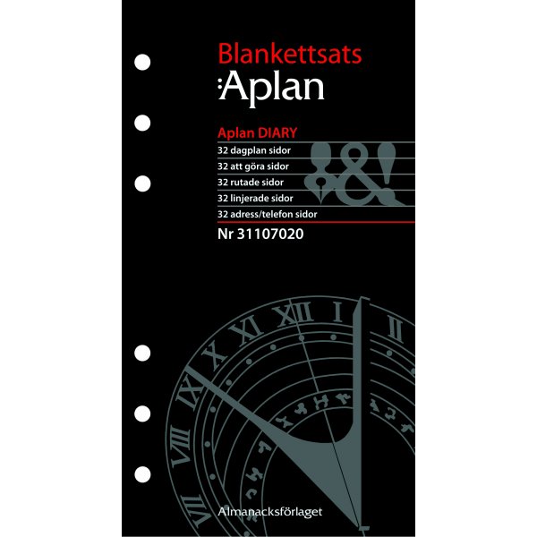 Systeemkalender - Agendaformulierenset - Almanacksfrlaget