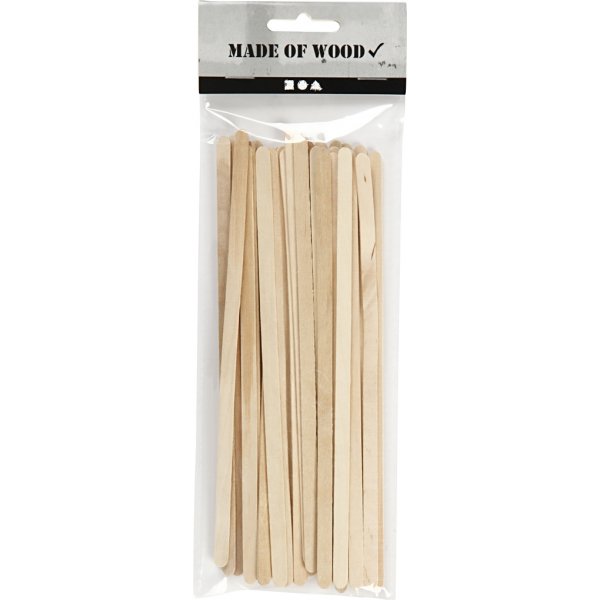 Ijslollystokjes - 19 cm x 6 mm - 30 st Ijslollystokjes - 19 cm x 6 mm - 30 st