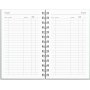Kalender 24/25 Compact - Textiel groen