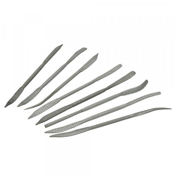 Speksteenraspset 25 cm - 8 delig