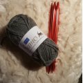 Klant imago Breinaalden zonder knop "Rood" - 20 cm/9,0 mm