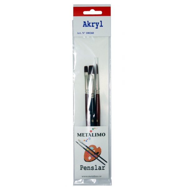 De penselenset - Acryl
