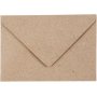 Gerecyclede envelop - naturel - 7,8 x 11,5 cm - 50 st