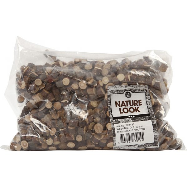 Houten planken - Ø7-10 mm - 230 g Houten planken - Ø7-10 mm - 230 g