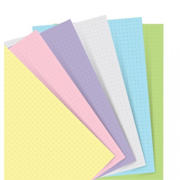 Notitieblaadjes voor Filofax - A5 - Gestippeld - Diverse kleuren