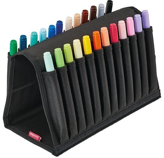Etui Sensebag Zwart - 24 potloden Etui Sensebag Zwart - 24 potloden